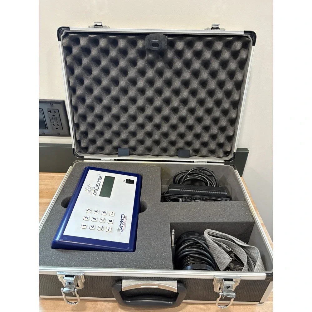 IonCleanse By AMD Home Detox Foot Bath Carry Case 26000 minutes TESTED
